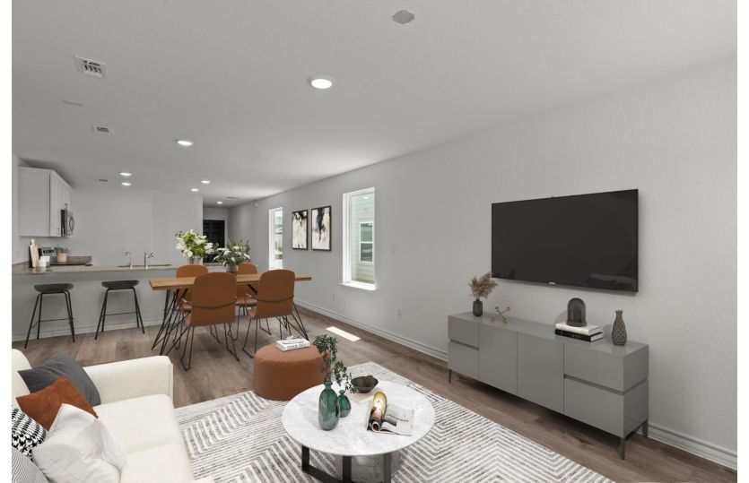 Open Kitchen & Gathering Room