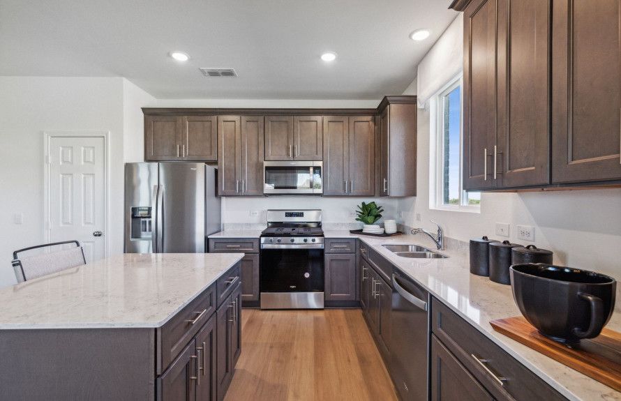 Abundant cabinet space