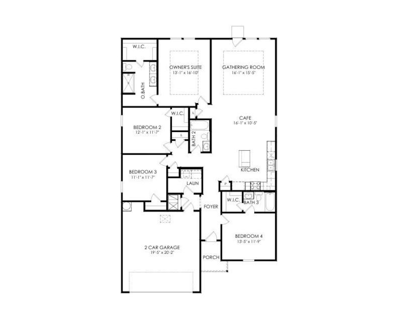 First Floor 4 br / 3 ba