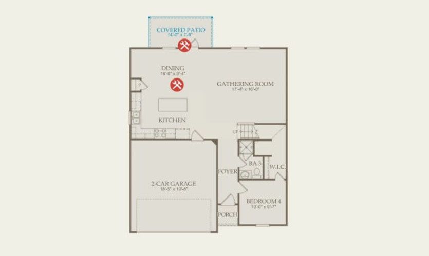 Sandalwood Floorplan Floor 1