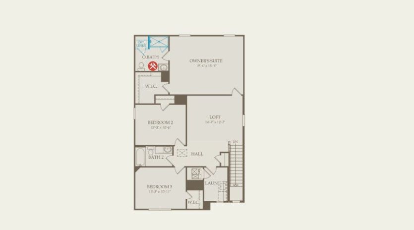 Monroe Floorplan Floor 2