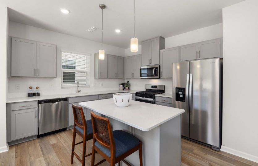 Stunning Kitchen with Island Seating - Model Representation