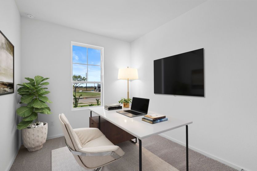 Virtually Staged Office