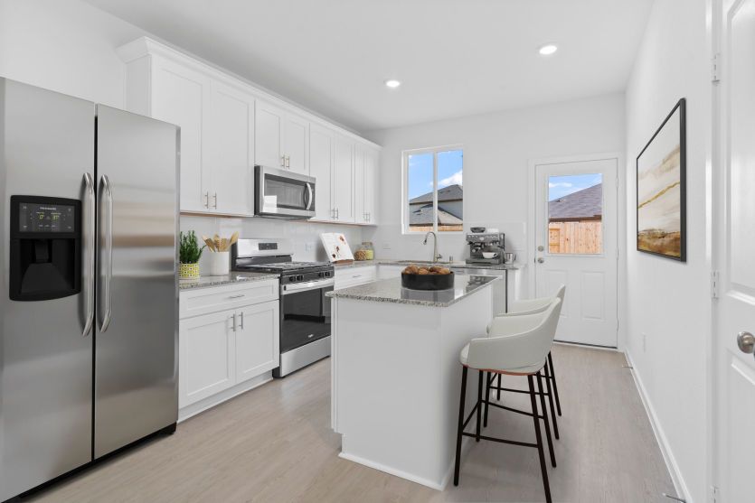 Virtually Staged Kitchen