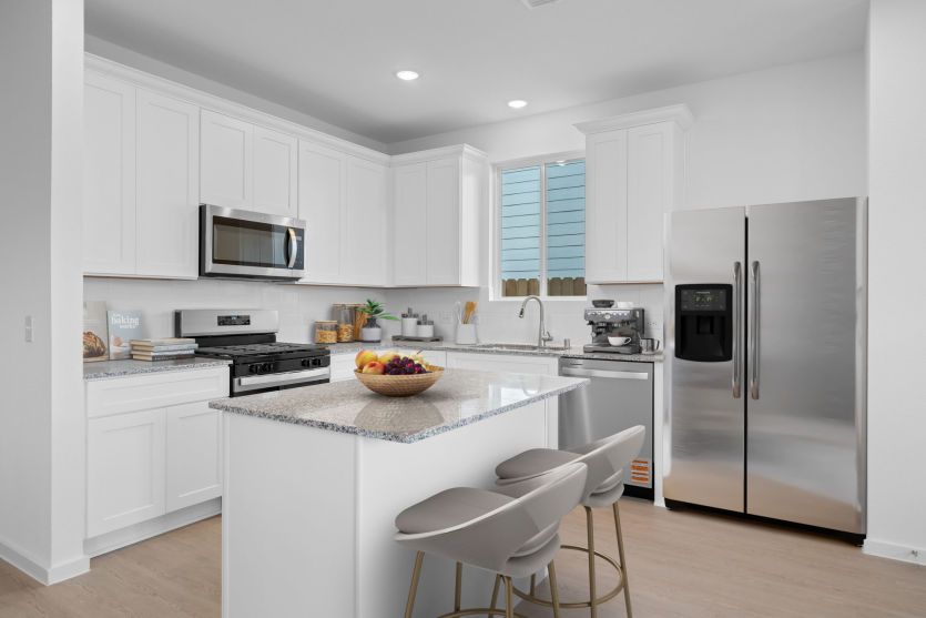 Virtually Staged Kitchen