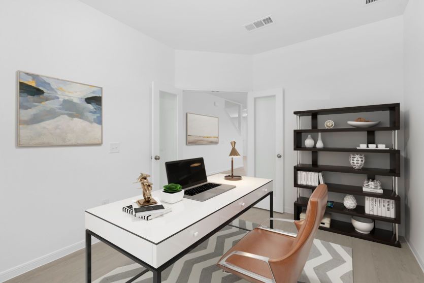 Virtually Staged Office