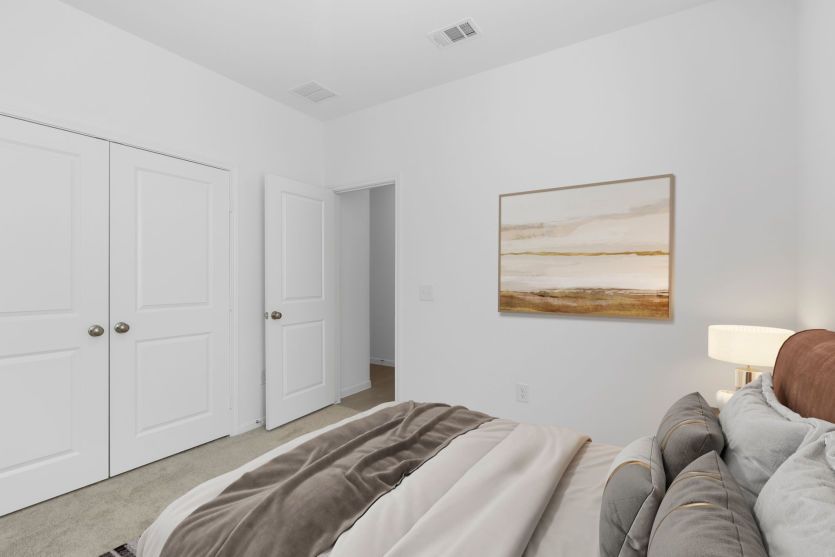 Virtually Staged Secondary Room