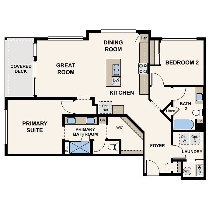 Residence 2C - Grand Vue at Interlocken | Condos: Broomfield, Colorado - Century Communities
