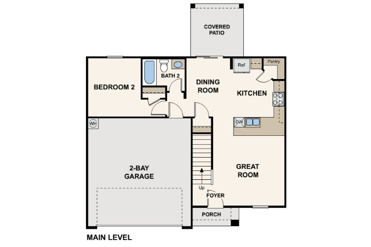 Aguila Floor Plan - Main Level