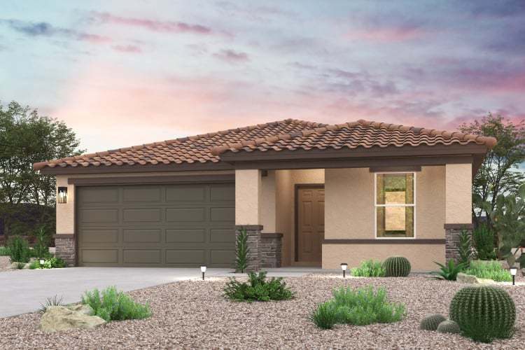 Gilbert | Elevation C (Tile with Stone)
