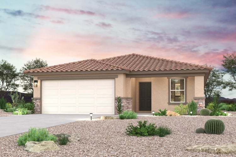 Mesa | Elevation C (Tile with Stone)