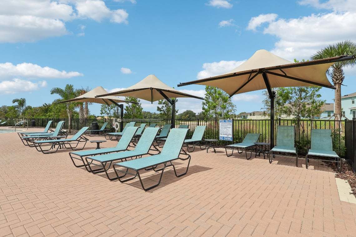 Bradbury Creek | Poolside Lounge Area