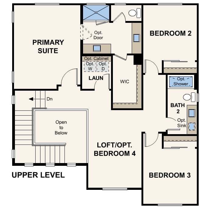 Plan 1792 Second Floor