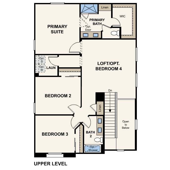 Plan 2054 Second Floor