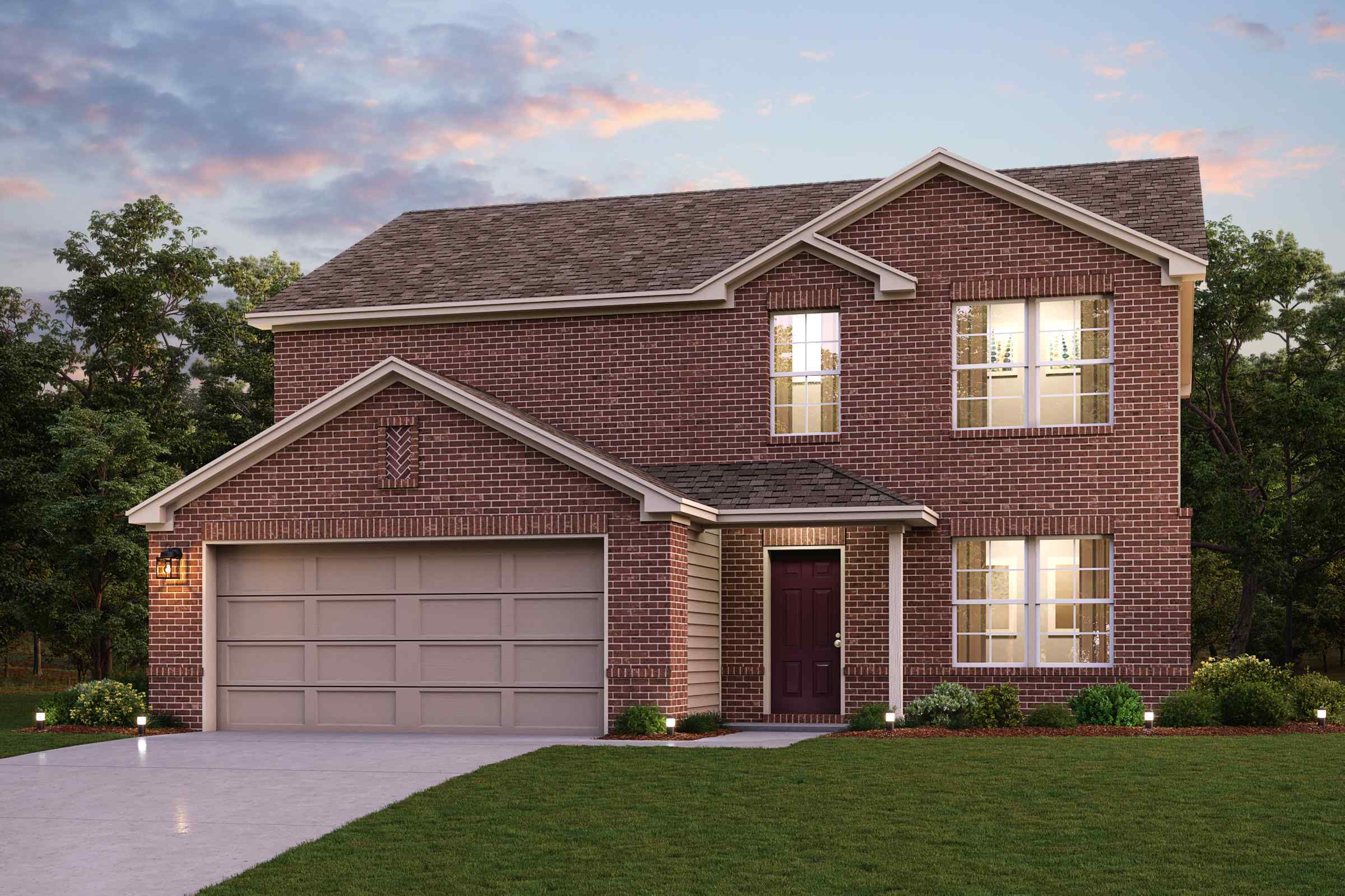 Courtland Place por Century Communities en Fort Worth Texas