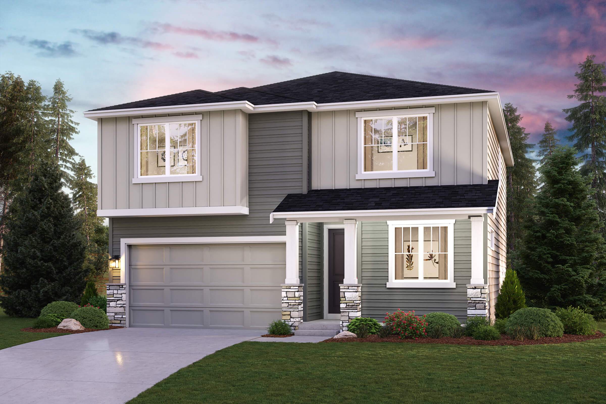 Bennett (Basement) - Liberty Bay Vista: Poulsbo, Washington - Century Communities