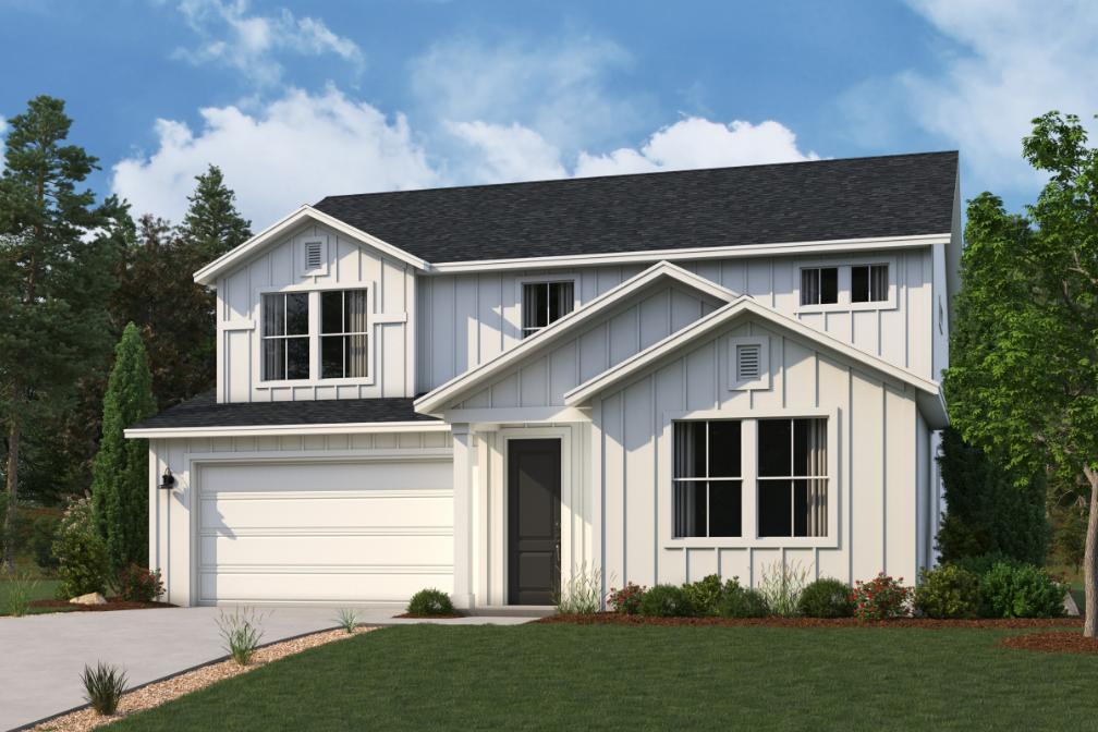 Huntington Plan Elevation B Rendering
