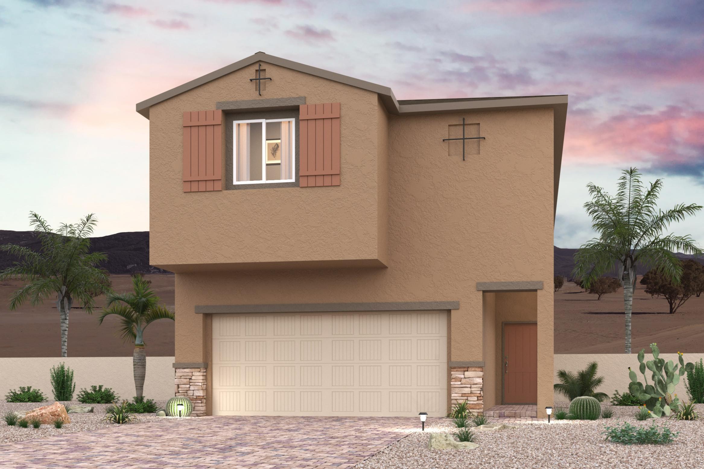 Residence 2001, Craftsman Elevation