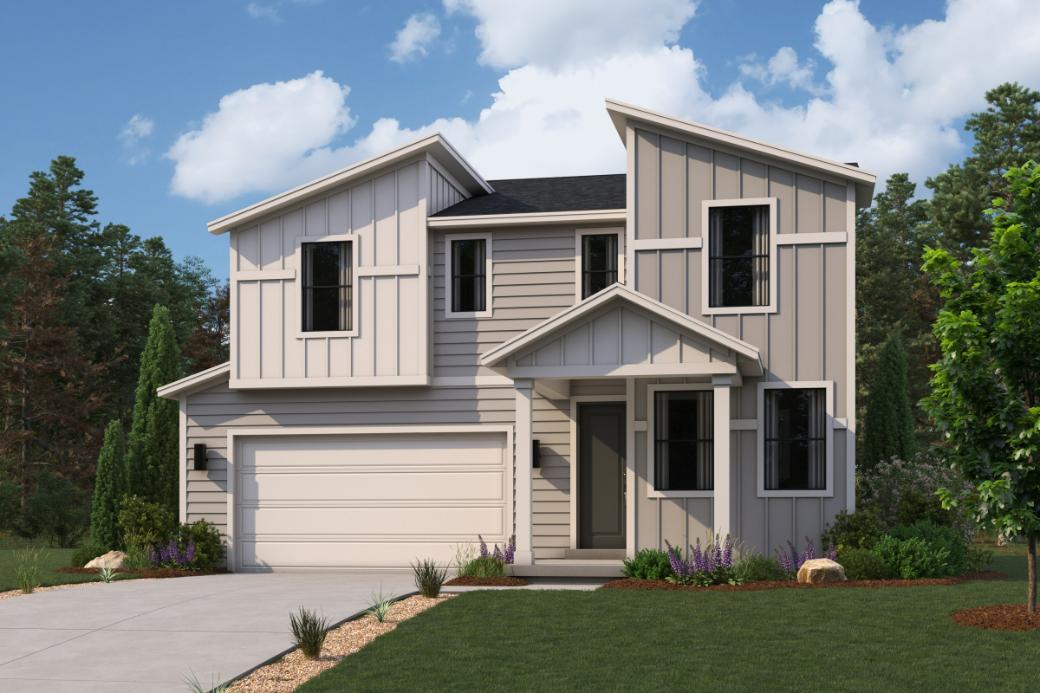 Oriole Plan, Modern Elevation