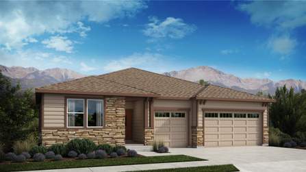 The Monte Rosa by Challenger Homes in Colorado Springs CO