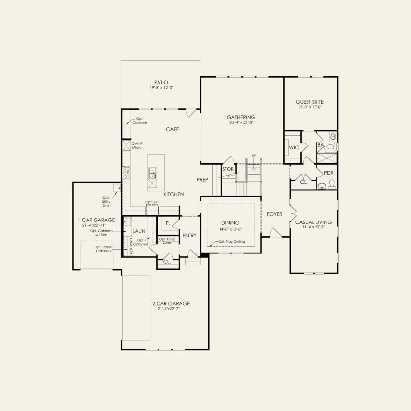 First Floor 5 br / 4.5 ba