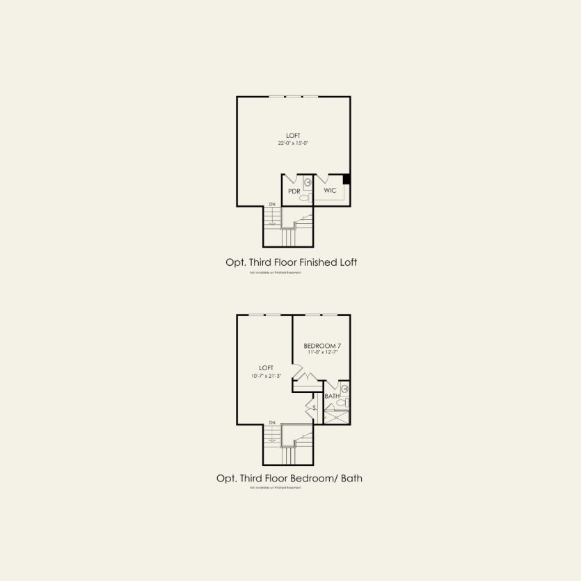 Third Floor 5 br / 4.5 ba