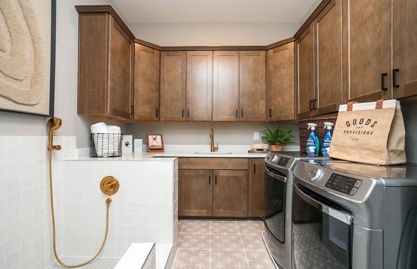 Pet Shower and Laundry Room