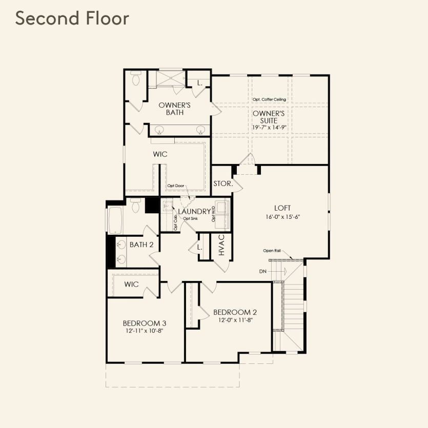 Second Floor 3 br / 2.5 ba