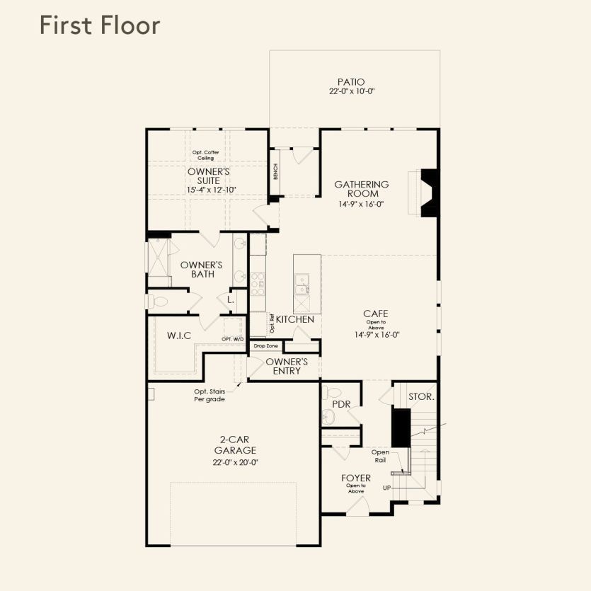 First Floor 3 br / 2.5 ba