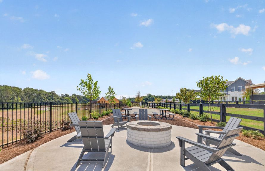 Firepit and dog park