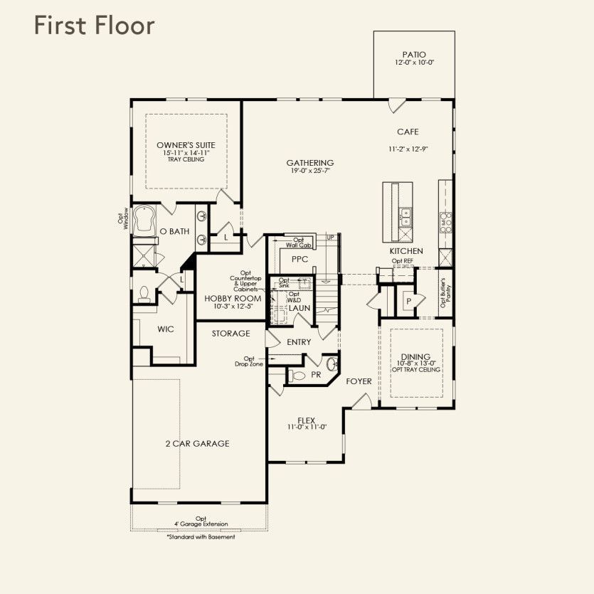 First Floor 4 br / 3.5 ba