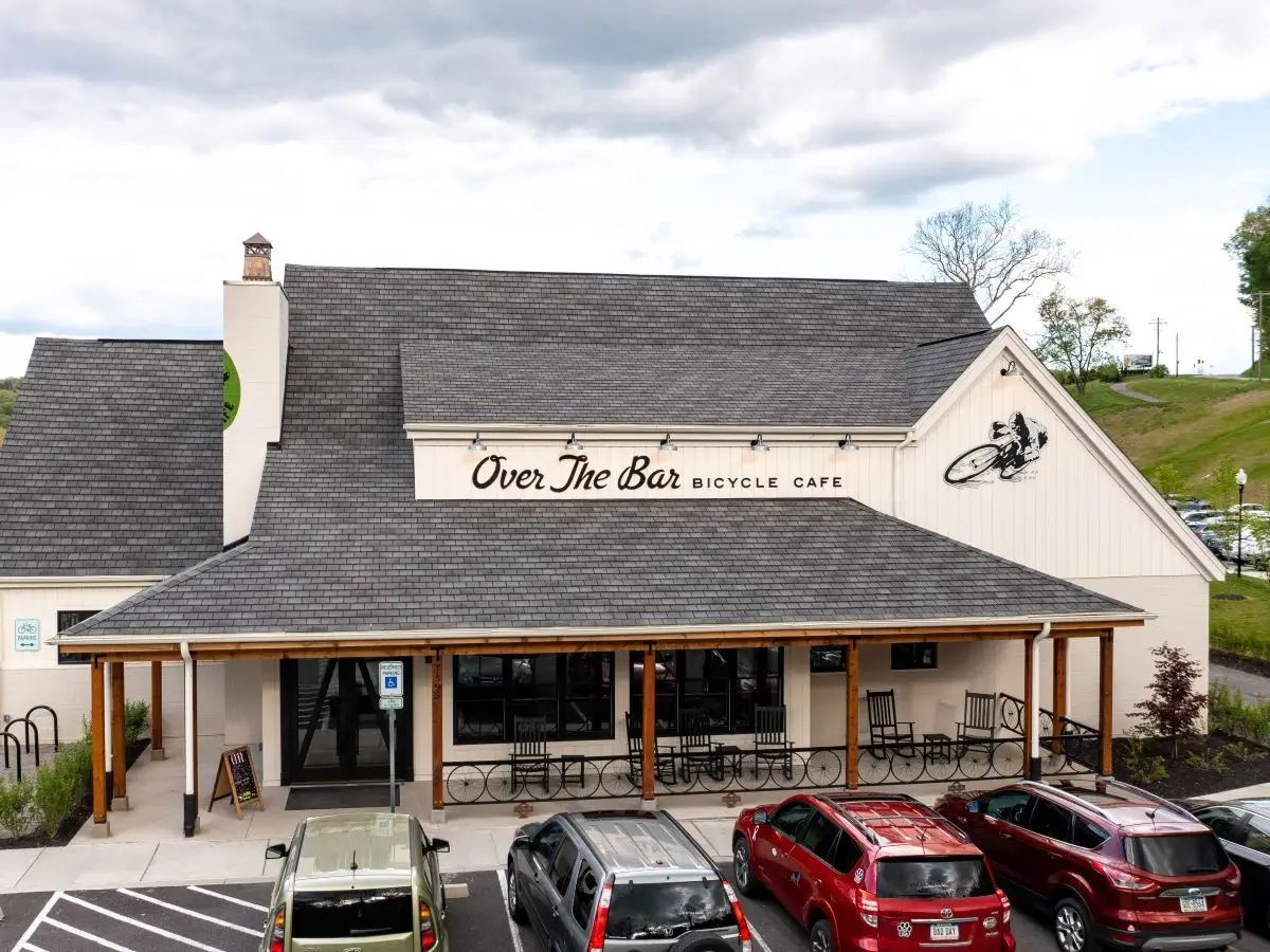 OTB Bicycle Cafe offers a variety of drinks and food in this bicycle-inspired cafe