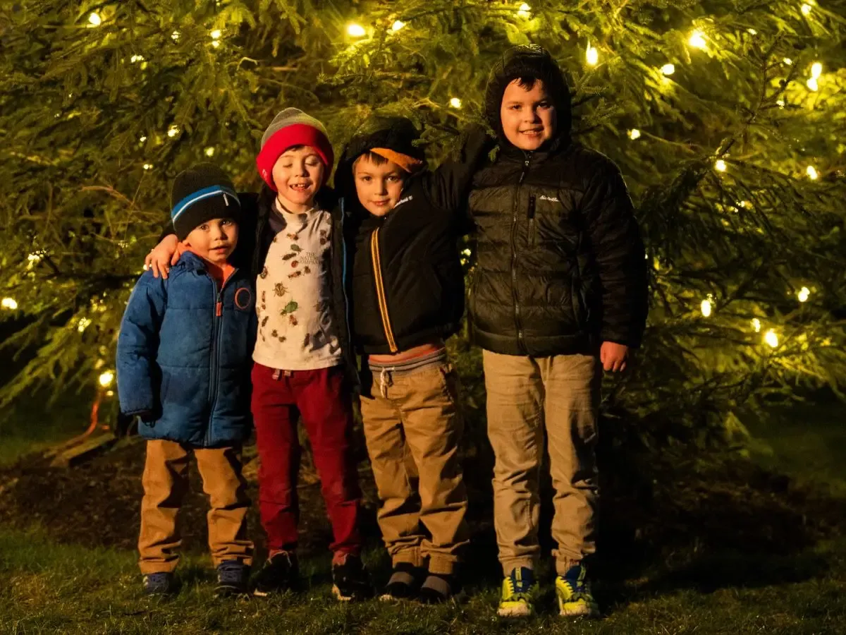 The magic of the holidays in your own back yard.