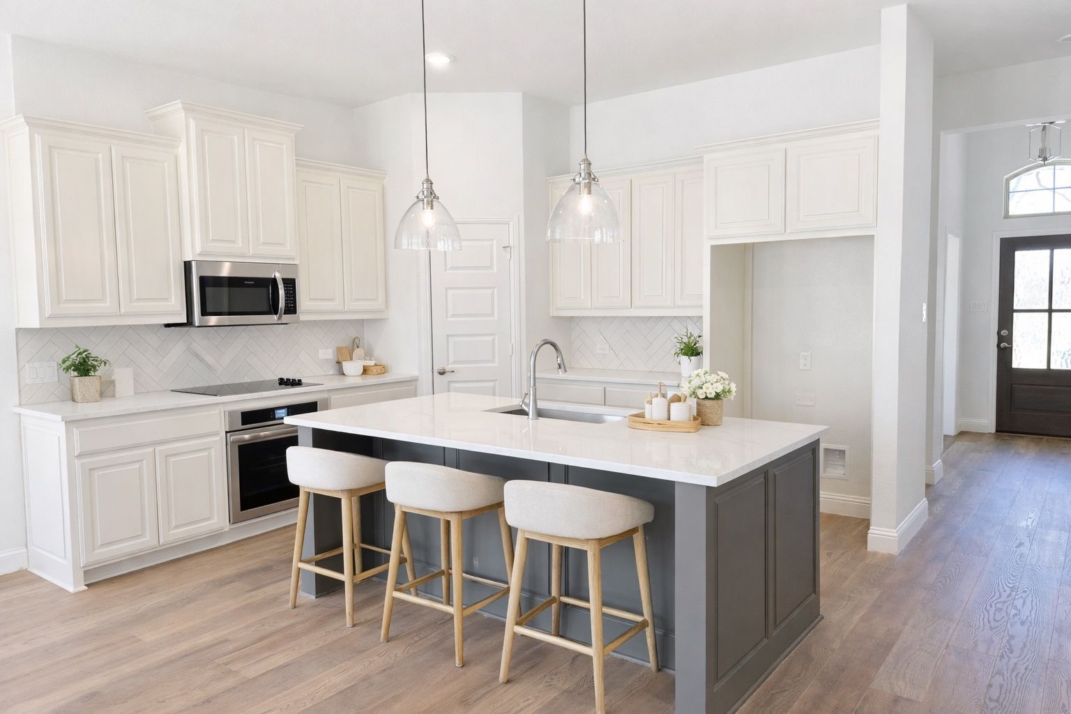Virtually Staged Kitchen