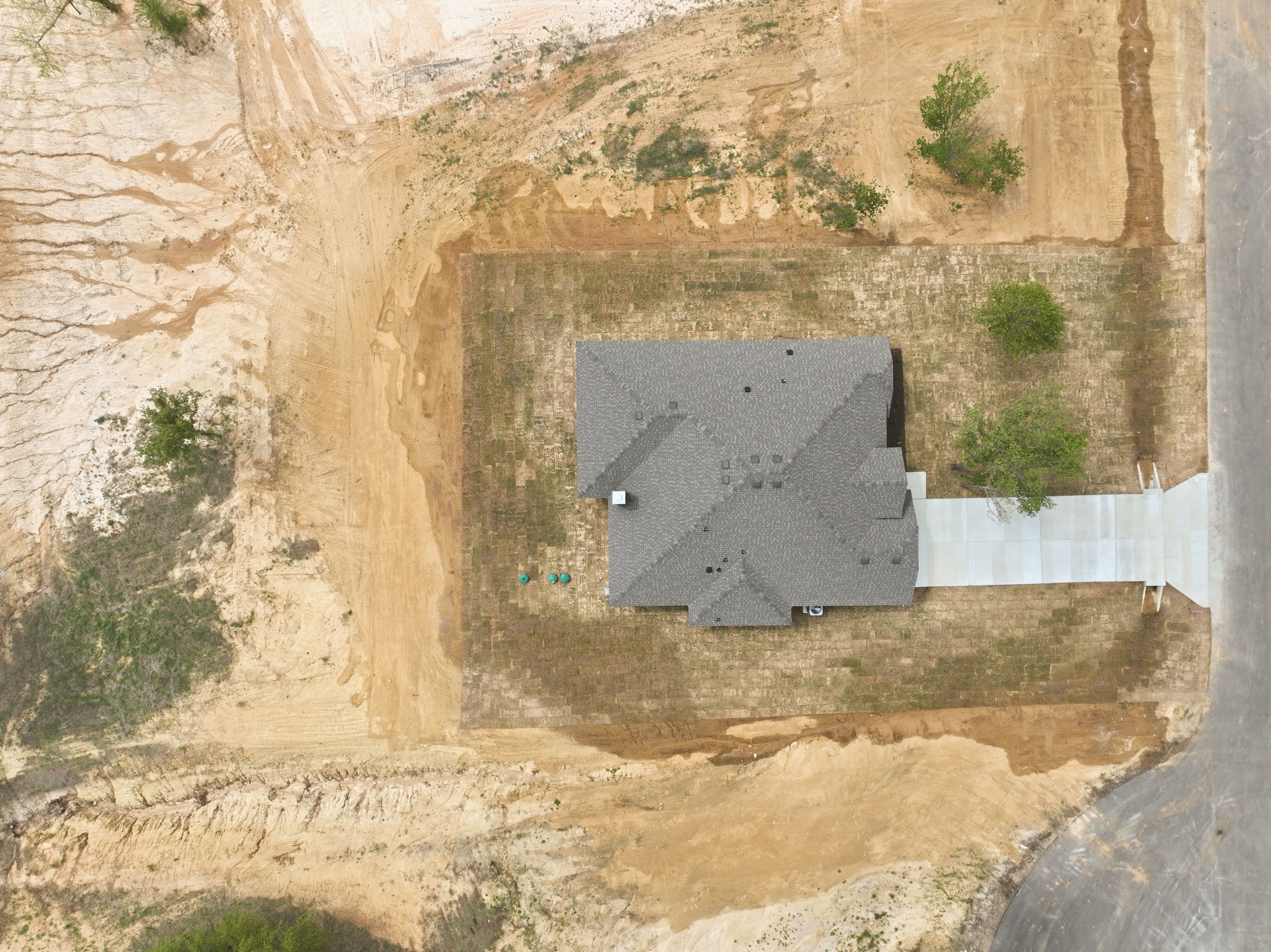 Aereal View of 1 Acre Lot