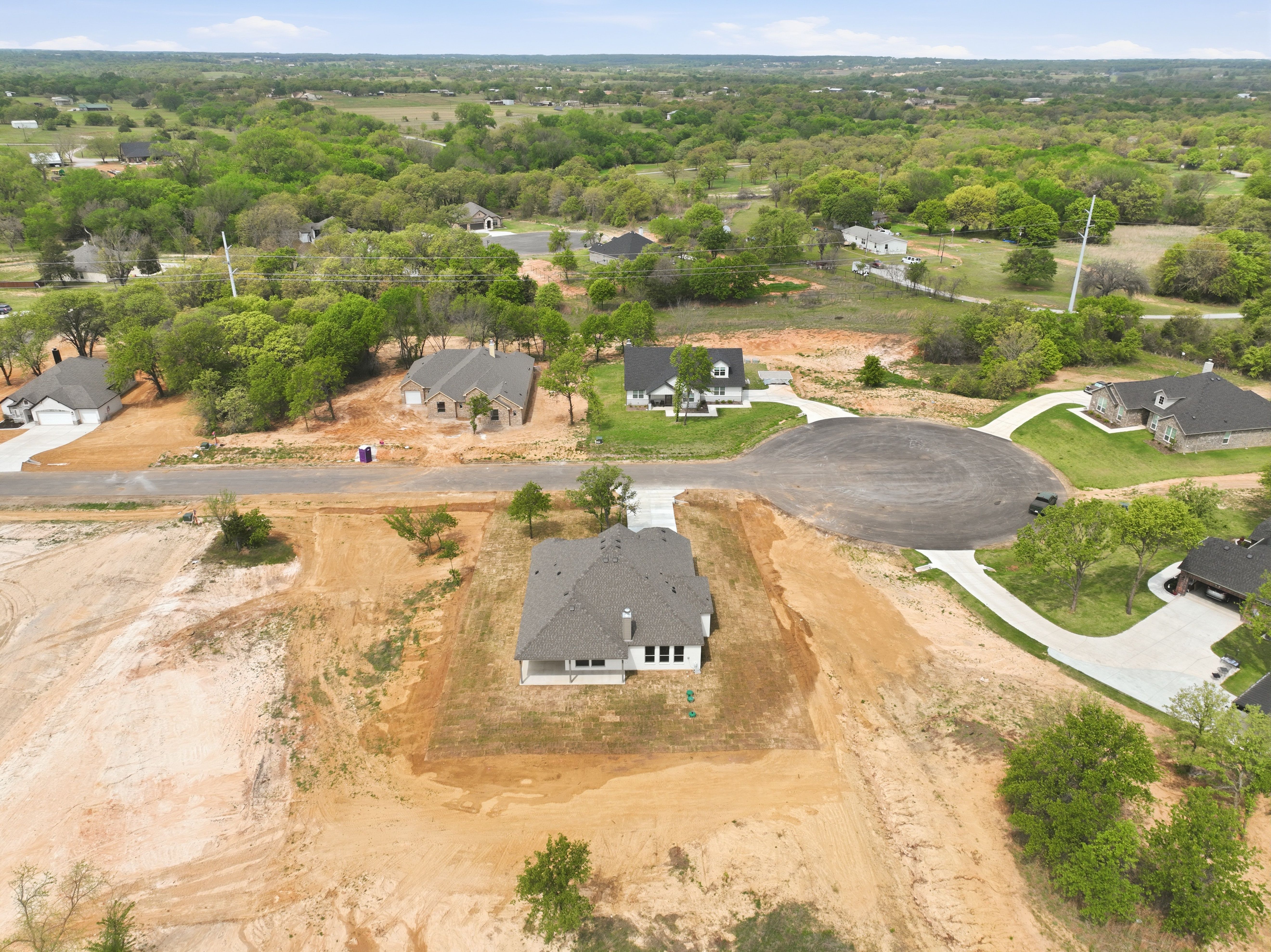 Aereal View of 1 Acre Lot