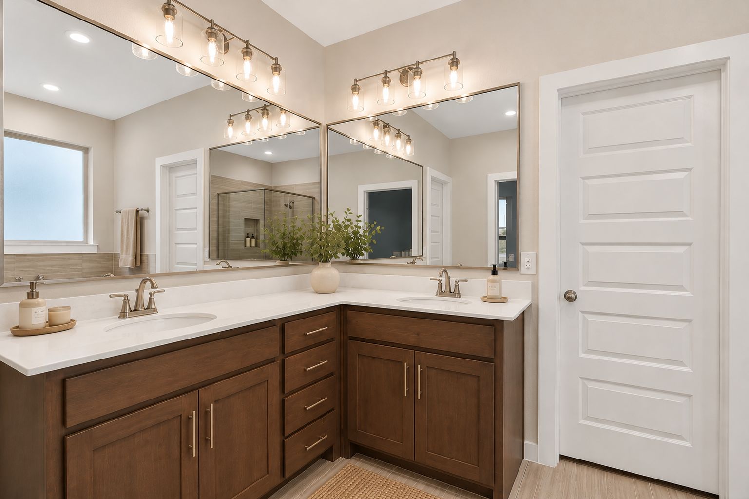 321 Skeen Peak Dr - Master Bathroom - AI Staged Rendering