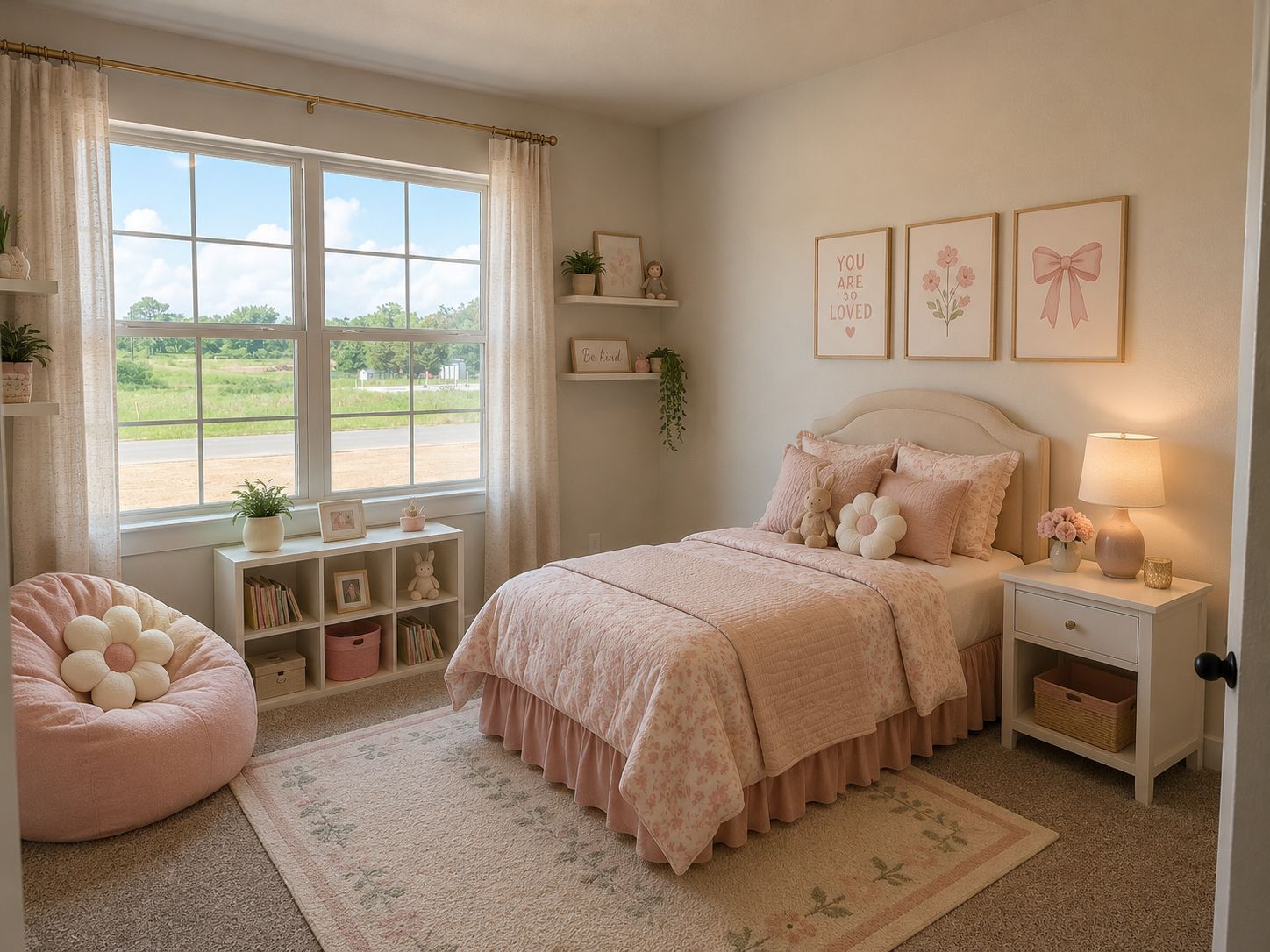 108 Loveta Lane - AI Staged Rendering
