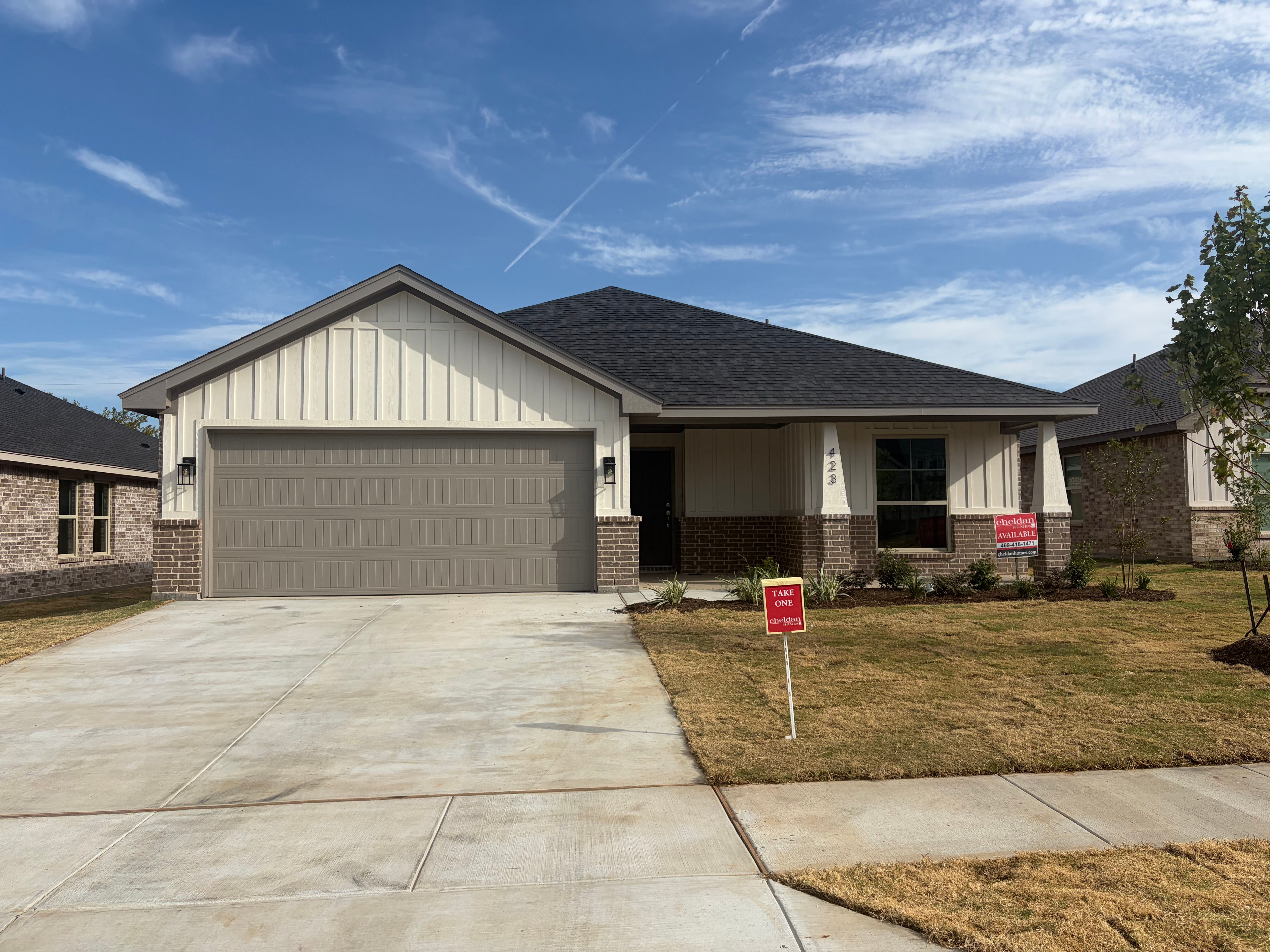 Cambria I - Craftsman's Corner: Cleburne, Texas - Cheldan Homes