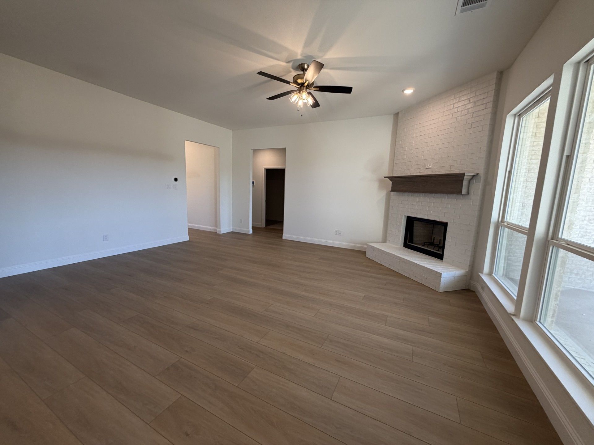 Living - View from Kitchen - Construction update 9/17