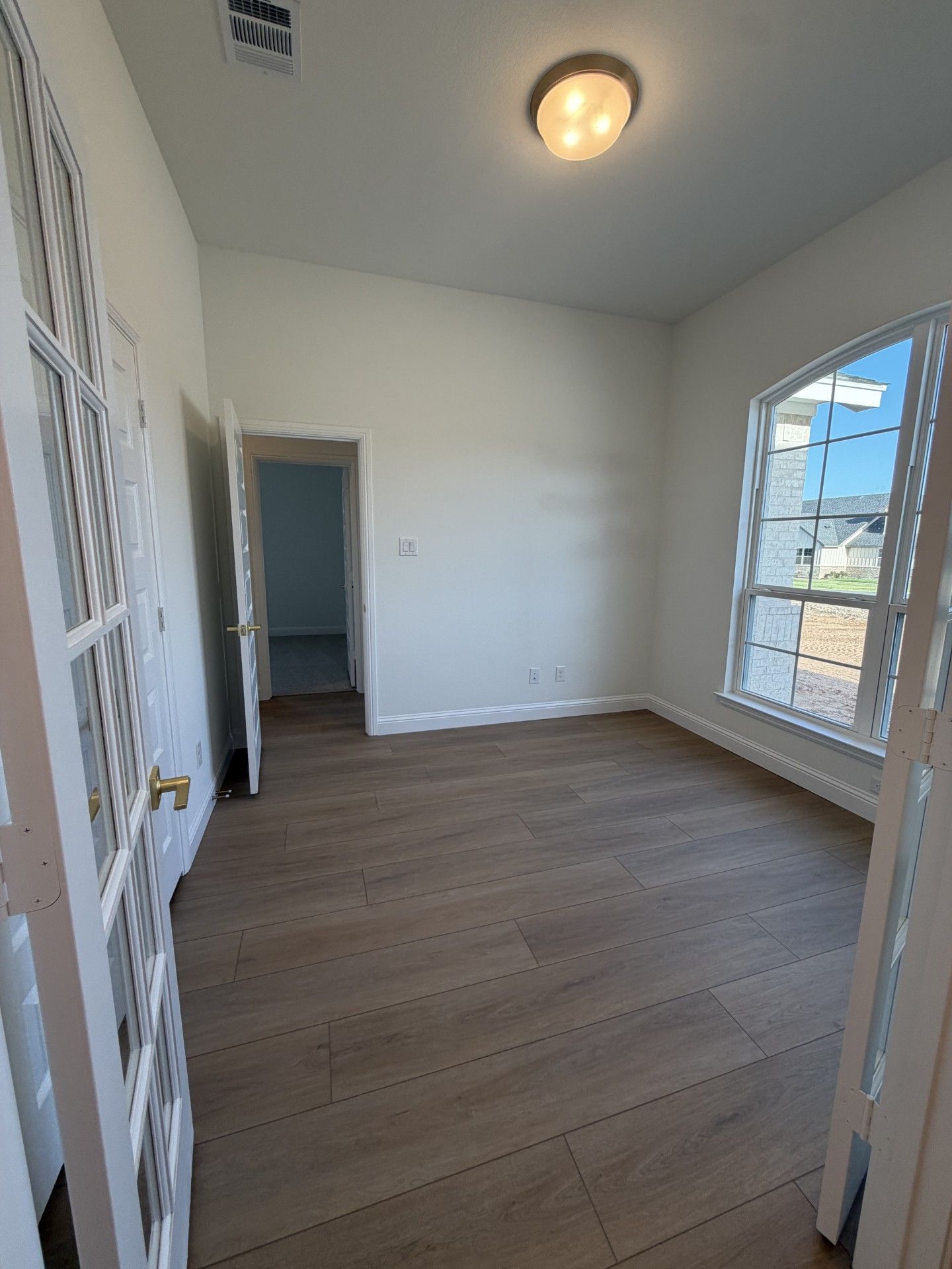 Ofice/Study - View from Front Entry - Construction update 9/17