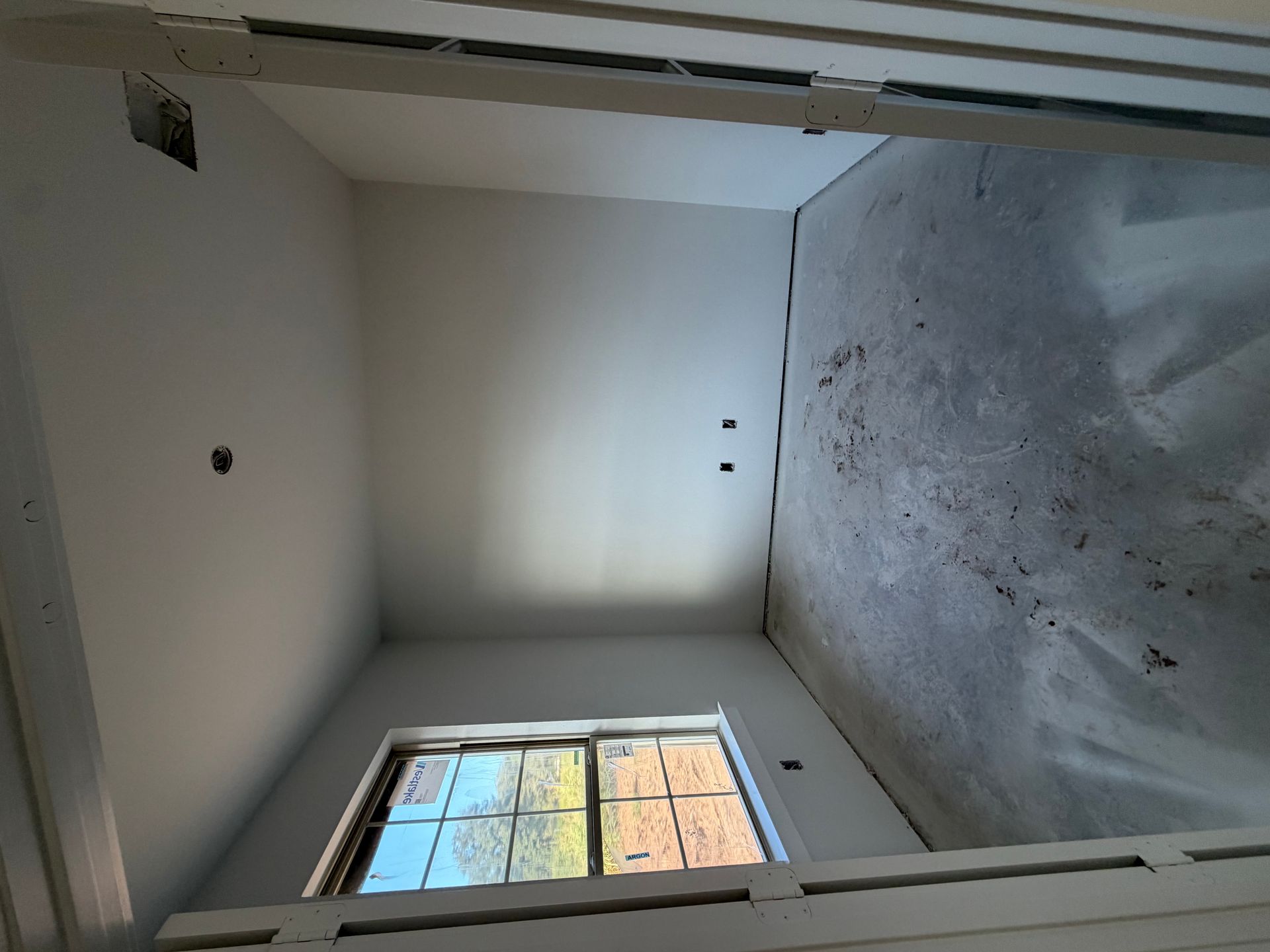 Office/Study View from Front Entry  - Construction Update 9.16