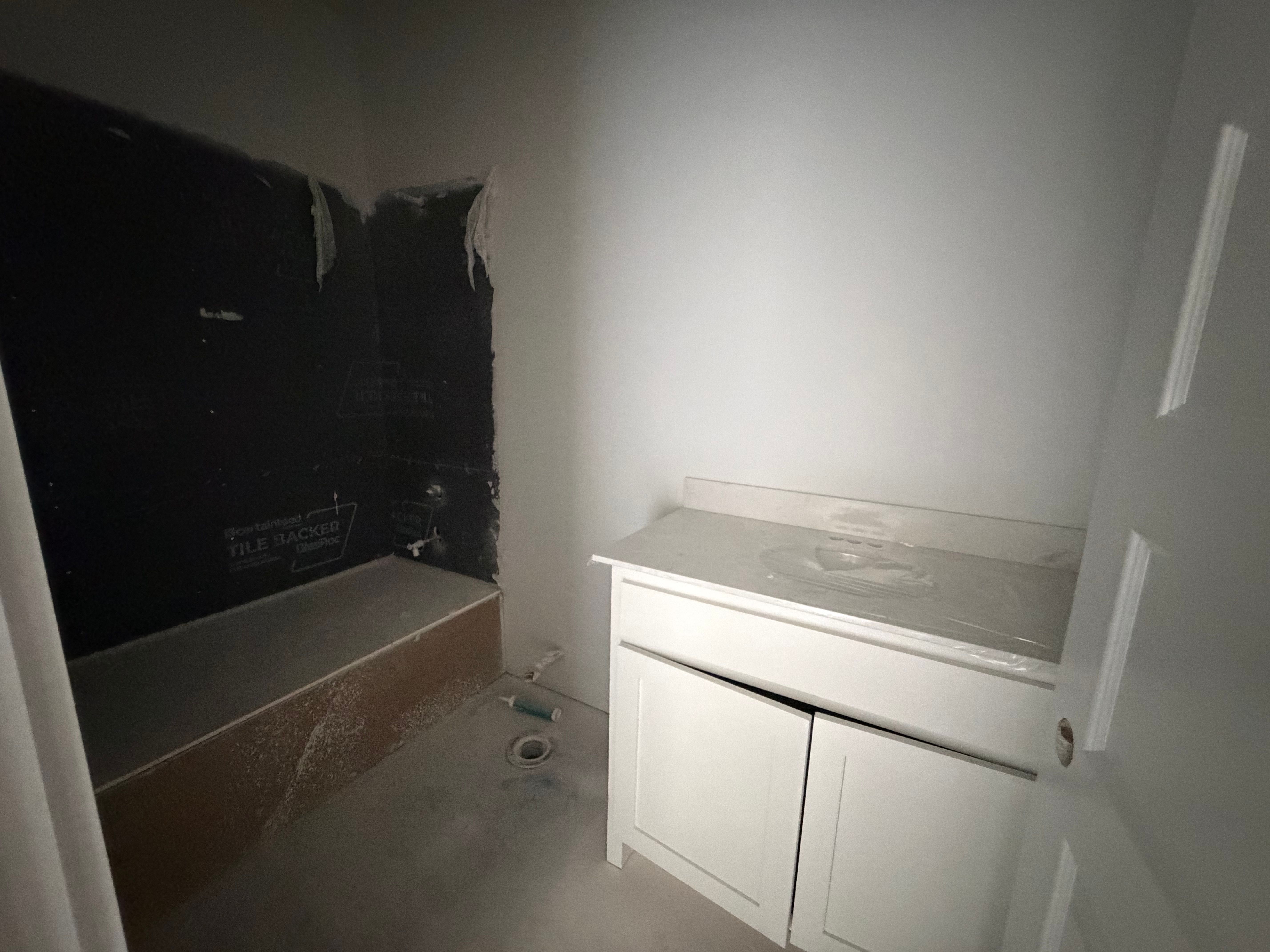 Guest Bath - Construction Update 9.16