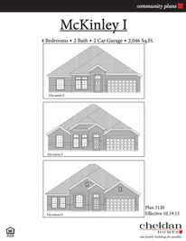 McKinley I - Arbor Oaks: Boyd, Texas - Cheldan Homes