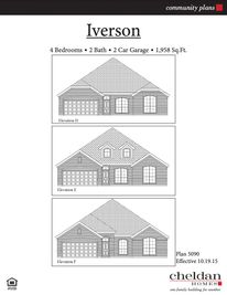 Iverson I - Arbor Oaks: Boyd, Texas - Cheldan Homes