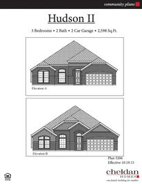 Hudson II - Arbor Oaks: Boyd, Texas - Cheldan Homes