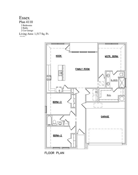 Essex floor plan