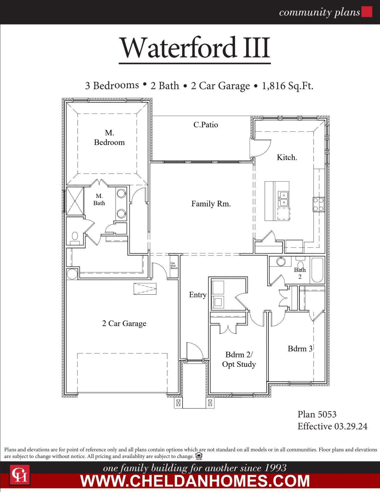 Waterford III floor plan