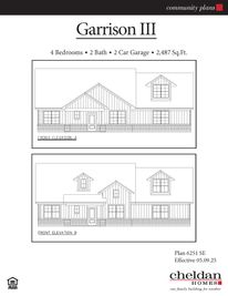 Garrison III - Arbor Oaks: Boyd, Texas - Cheldan Homes