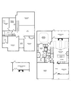 The Birch Villa Home Floor Plan - The Orchards Group